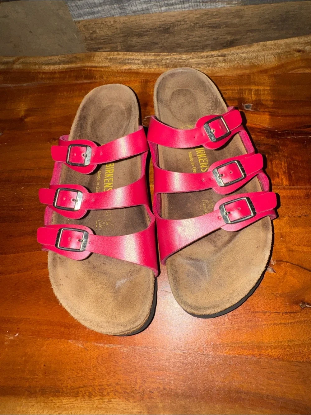 Birkenstock Florida hot pink GUC SZ 7.5
